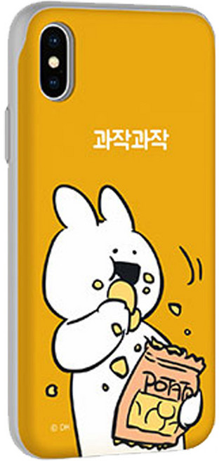오버액션토끼 카드 슬라이드 범퍼 휴대폰 케이스