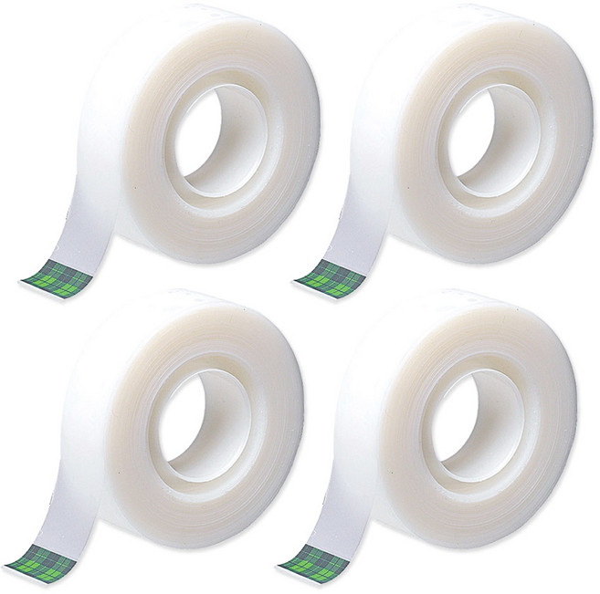 스카치 매직 셀로판테이프 리필 18mm x 32m, 4개