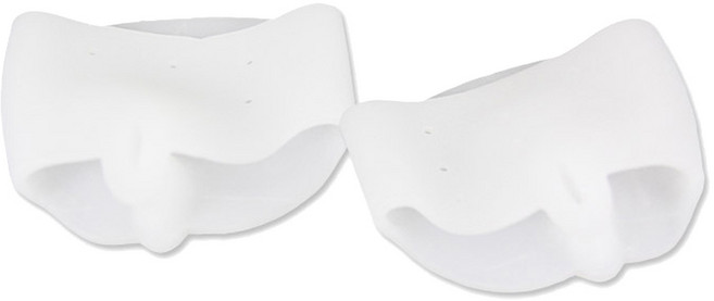 그뤠잇라이프 발가락 발바닥 링 화이트 2p, 1세트