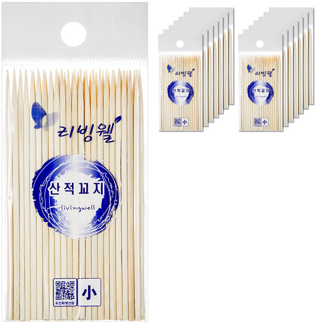 리빙웰 산적꼬지 소, 40개입, 15개