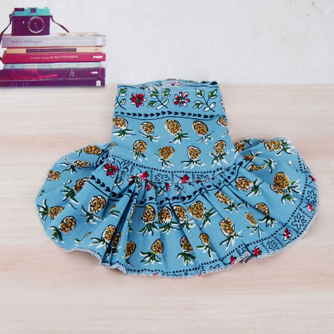 슈퍼식스 반려동물 여름 프린트 원피스, 패턴N, 1개