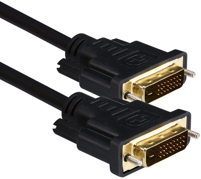 칼론 고급형 DVI-D 듀얼 케이블, 1개, 1.8m