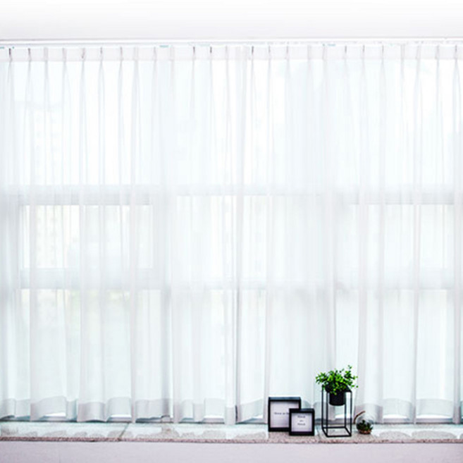 홈인홈 차르르 쉬폰 나비주름커튼