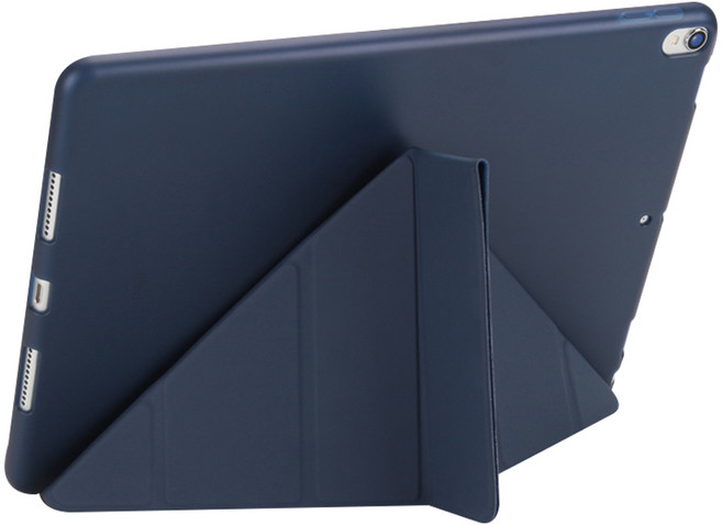 오펜트 아이패드 프로10.5 호환 가로 세로거치 스마트커버 Y케이스, 네이비