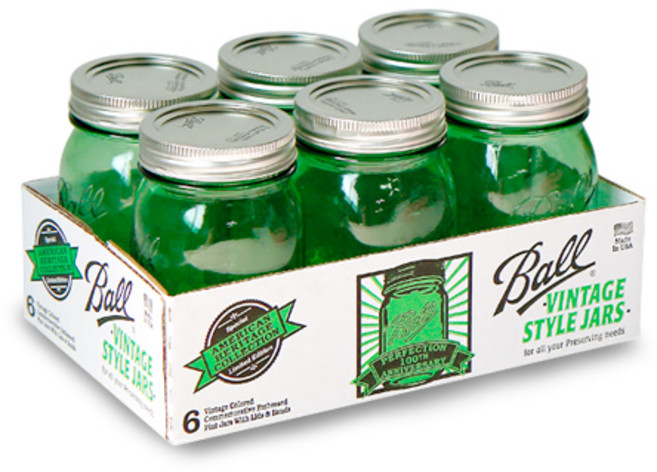 Ball 梅森 普羅旺斯韓國 經典綠, 473ml, 6個
