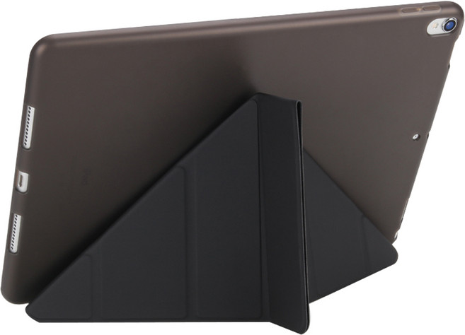 오펜트 아이패드 프로10.5 호환 가로 세로거치 스마트커버 Y케이스, 블랙