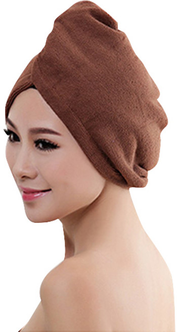 더자카 민무늬 샤워두건, Y380LBBI020, 1개