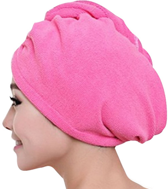 더자카 민무늬 샤워두건, Y380LBBI026, 1개