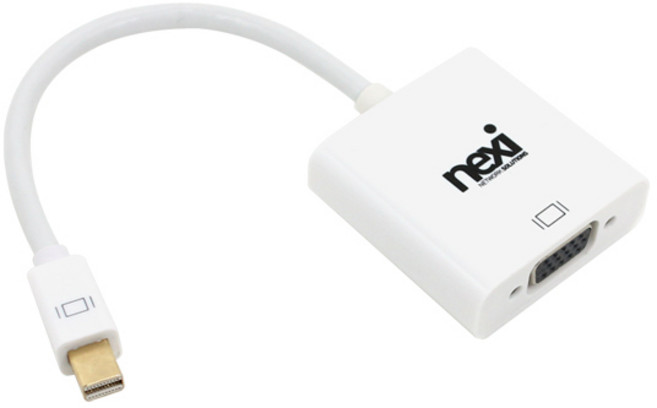 넥시 MINI DP to VGA 컨버터 변환 젠더, NX-MDPVGC