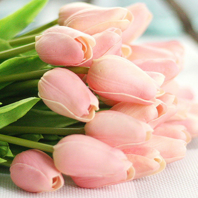 블럭마트 튤립 조화 6p, type2, 6개