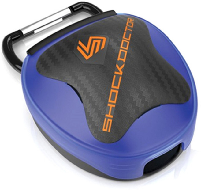 쇼크닥터 ANTI MICROBIAL 마우스가드 케이스, TRANS BLUE