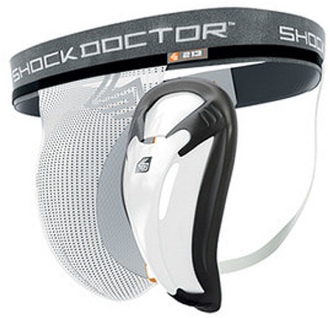 쇼크닥터 213 코어 서포터 + 바이오 플렉스 컵 낭심보호대, WHITE, 1개