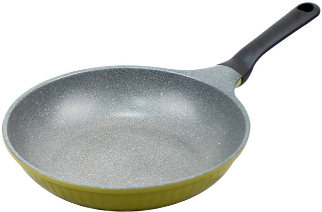 리빙온 올리브 스톤 후라이팬, 24cm, 1개