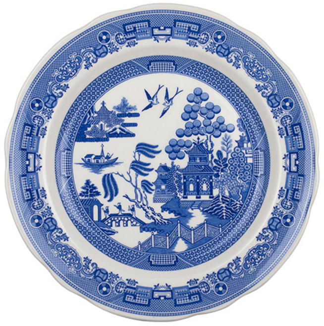 포트메리온 스포드 블루룸 접시, 윌로우, 1개