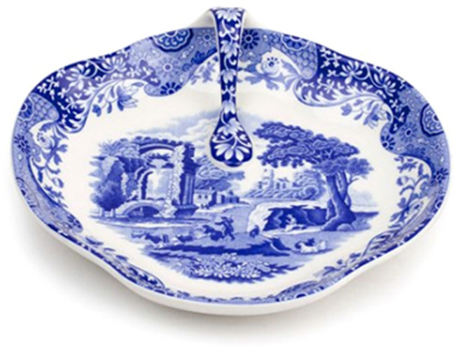 스포드 포트메리온 블루이탈리안 손잡이 접시, 혼합 색상, 1개