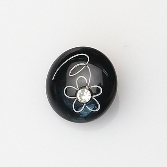 HR빅버튼 팀부 단추 NO40 18mm, 혼합 색상, 8개