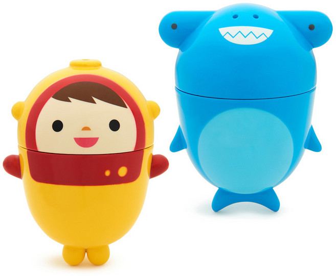 먼치킨 클린 물총놀이 2p 세트, 스쿠버, 상어, 1세트