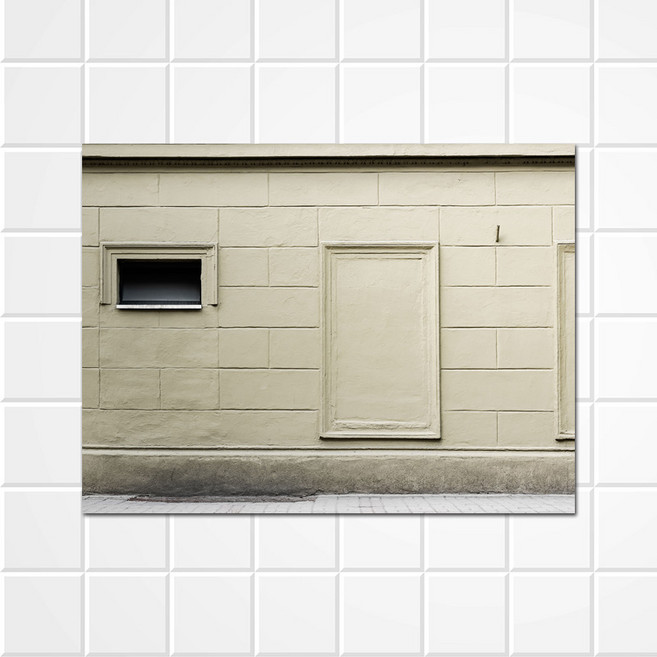 써머스트 주방 강화유리 키친아트보드 파울화이트, 1개