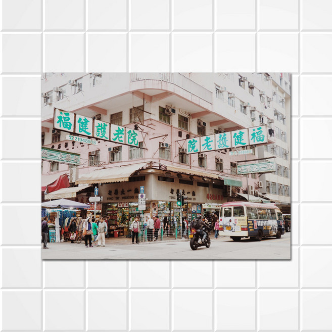 써머스트 주방 강화유리 키친아트보드 카티맨닝, 1개