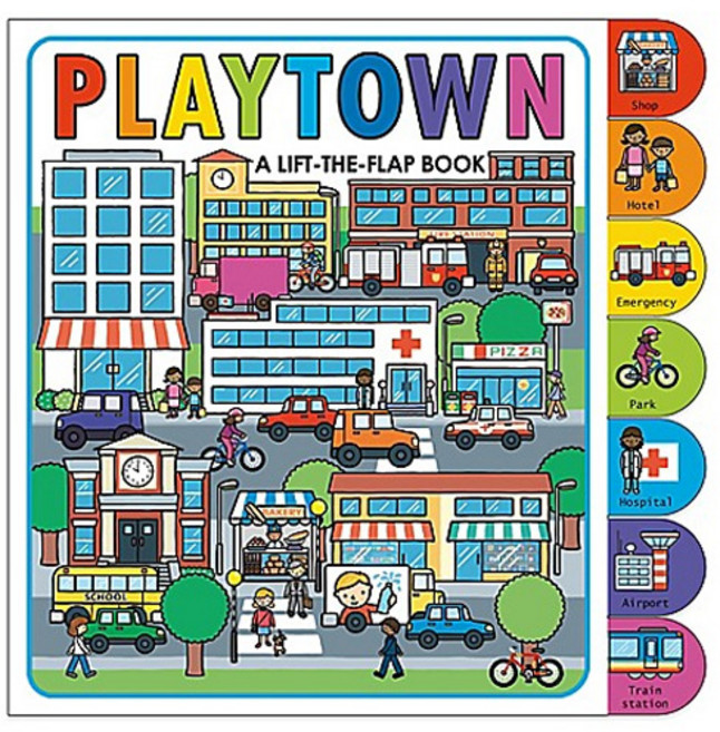Playtown : A Lift The Flap BOARDBOOK, Priddy Books