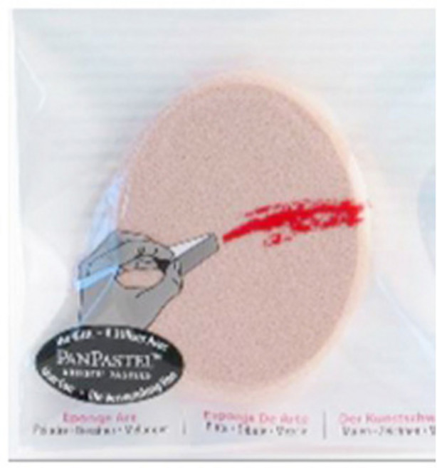 신한화구 팬 파스텔 소프트 아트스펀지 Big Oval 61041, 1개