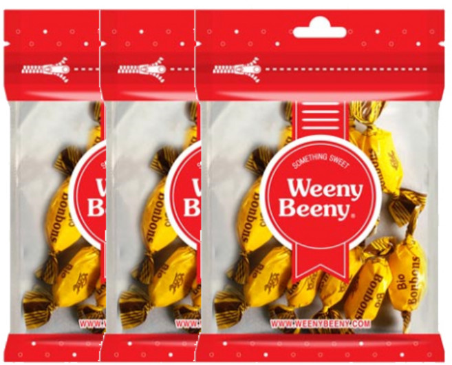 위니비니 유기농벌꿀 캔디, 50g, 3개