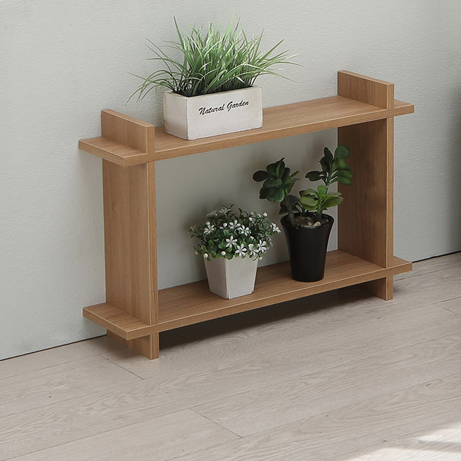 아라마가구 끼움 화분진열대, 오크, 2단