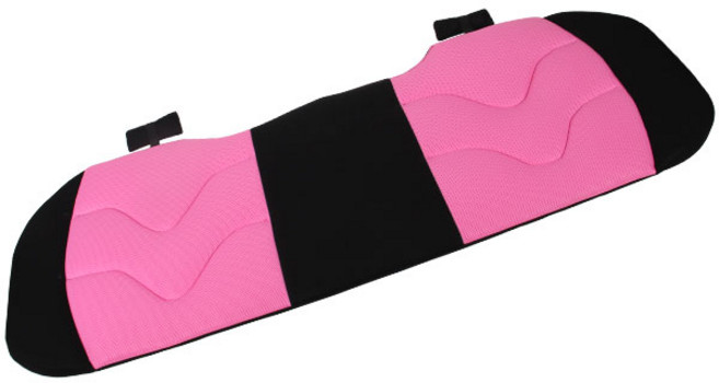 노블엔젤 레드라인 와이드 스포티 사계절용 3인 차량용방석, Pink, 1개