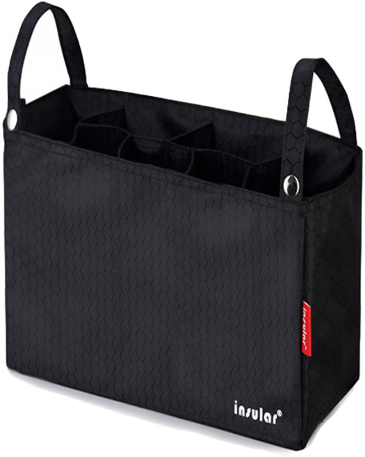 엠케이 다용도 유모차 방수 수납함 원사이즈, 차콜, 1개