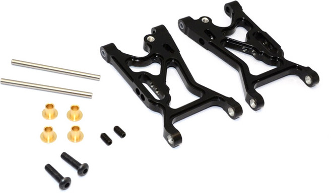 지피엠레이싱 ALLOY FRONT SUSPENSION ARM 1pr 세트, BK, 1세트