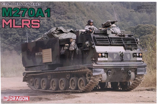 DragonModels 1/35 M270A1 Multiple Launch Rocket System 프라모델, 1개