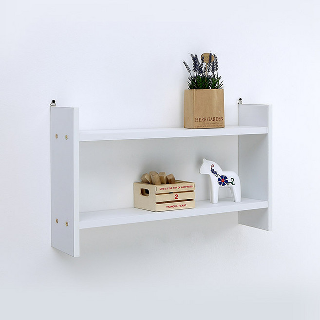 로미엔 선반 600, 화이트, 2단