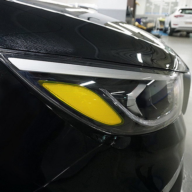 헥시스 앨림더드림팩토리 자동차 헤드라이트 필름 뉴카니발, 옐로우, 1세트