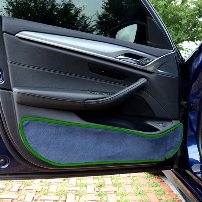 블루코드 섀미 도어커버 파스텔 네이비 + 그린, 현대, 아반떼 AD