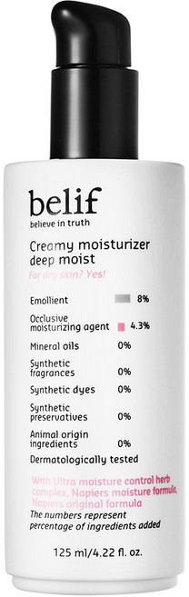 빌리크 크리미 모이스춰라이저 딥 모이스트, 125ml, 1개