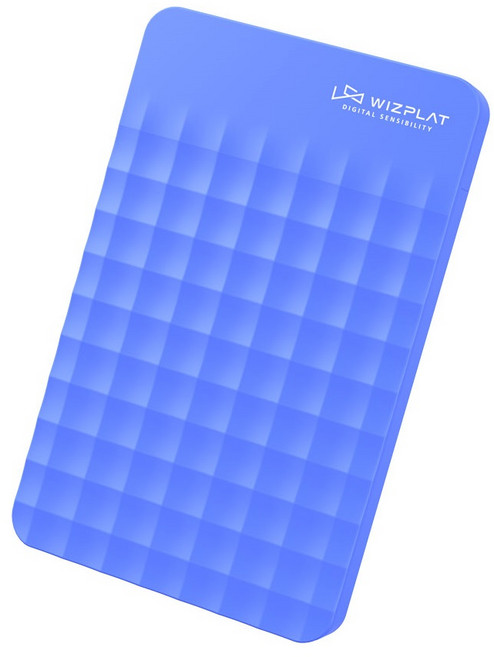 새로텍 외장형 HDD/SSD 하드케이스 60g 130 x 80 x 13 mm HD2520C, HD2520C(블루), 1개