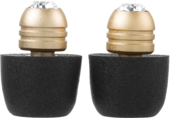 고요브릿지 크리스탈 소음방지 귀마개, 골드, 1세트