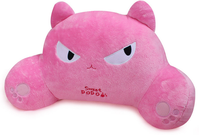 애니나라 헬로캣 EF 허리쿠션, 도도(Pink)