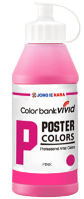 종이나라 포스터물감 핑크, 220ml, 1색