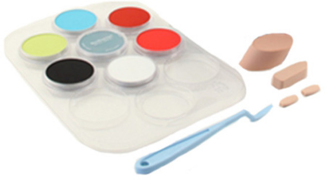 신한화구 전문가용 팬 파스텔 키트 30075 Exploring Mixed Media 1, 7색