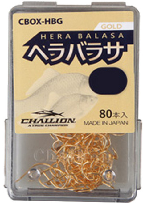 챌리온 헤라바라사 골드 낚싯바늘 80p CBOX-HBG, 80개입, 1개