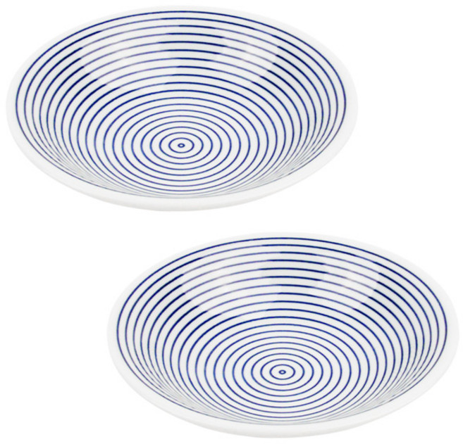 디어리빙 블루젠 쿠프 찬기 14cm, 회오리, 2개