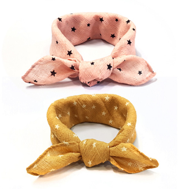 우주아이 아동용 보들보들 쁘띠스카프 2p 세트 B