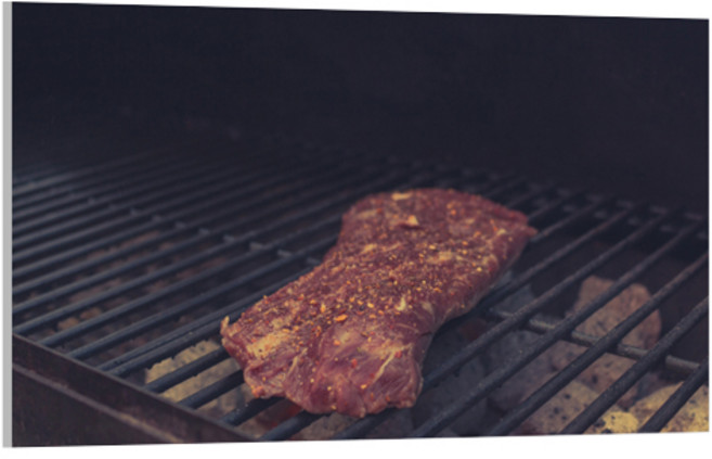 UVDS 아트보드 불판 위의 고기, 1개