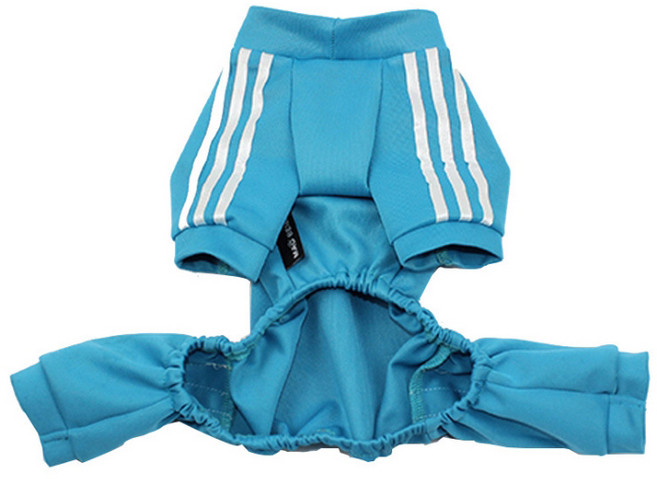 슈퍼식스 반려동물 스포츠 웨어 올인원, 블루, 1개