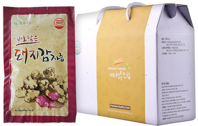 NK협동조합 바로담은 돼지감자즙, 2.4L, 1개