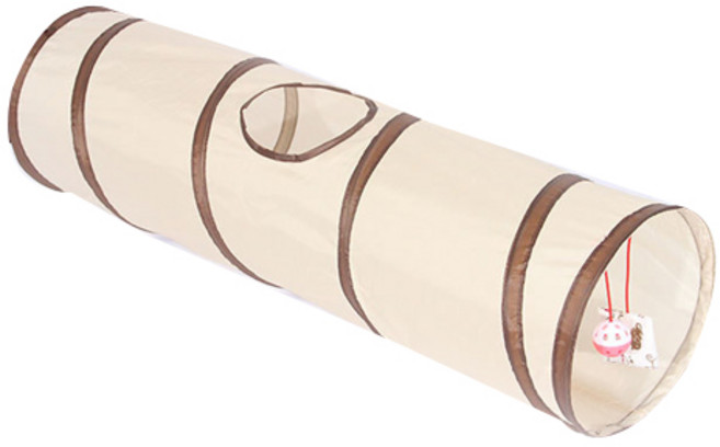 고양이 터널 놀이터 I, 베이지브라운, 1개