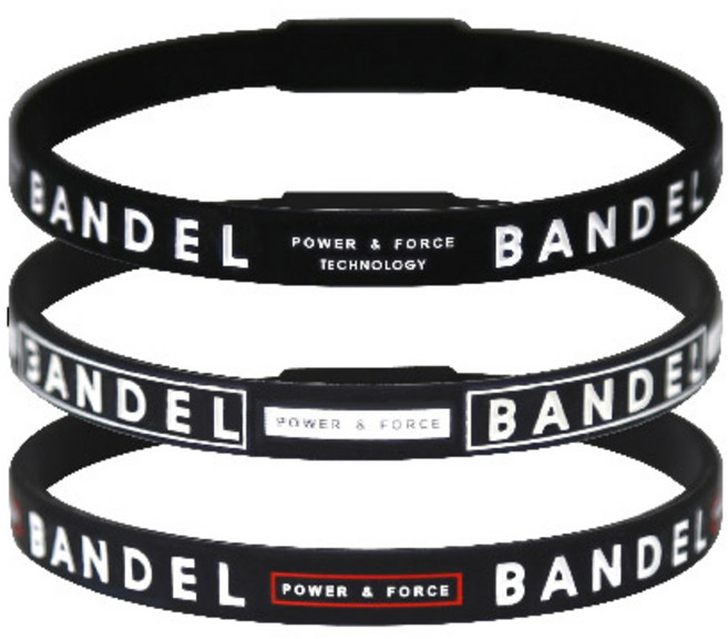 반델 라인 팔찌, 블랙, 1개