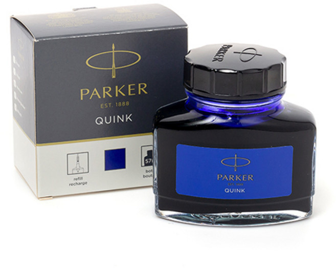 파카 큉크 병잉크 57ml, 블루, 1개