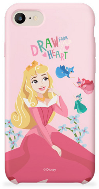 디즈니 프린세스 SAY 명언 슬림핏 휴대폰 케이스